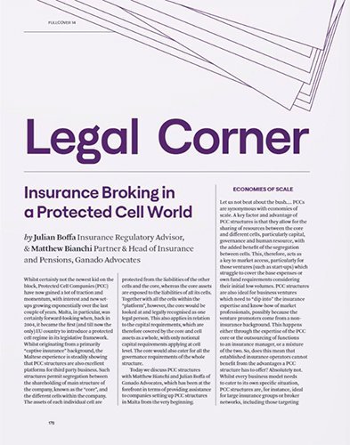 Insurance Broking in a Protected Cell World 