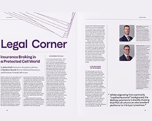 Insurance Broking in a Protected Cell World 